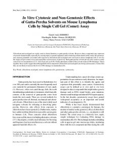 (Comet) Assay - Semantic Scholar