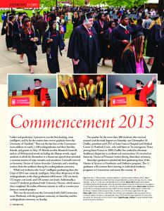 Commencement 2013 - University of Hartford