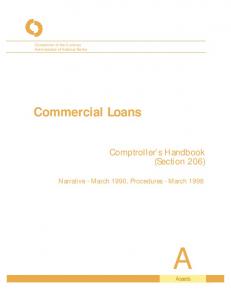 Commercial Loans - OCC