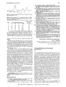 Communications to the Editor References and Notes A Structural ...