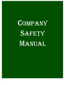 COMPANY SAFETY MANUAL