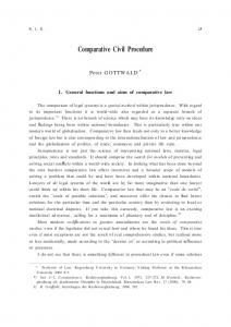 Comparative Civil Procedure - [2005] RitsLRev 2 - AsianLII