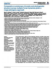 Comparative evolutionary diversity and phylogenetic ... - Frontiers