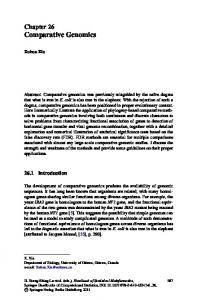 Comparative Genomics - uOttawa