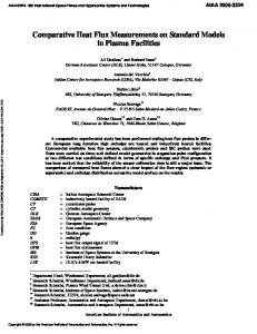 Comparative Heat Flux Measurements on Standard ...