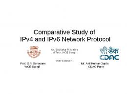 Comparative Study of IPv4 and IPv6 Network Protocol