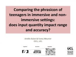 comparing CLIL and non-CLIL learners of English ...