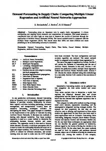 Comparing Multiple Linear Regression and Artificial ...