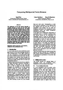 Comparing Multiported Cache Schemes