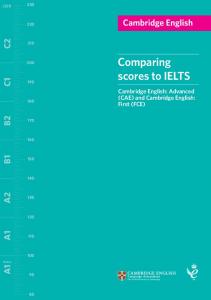 Comparing scores on Cambridge English: Advanced (CAE) and IELTS