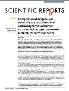 Comparison of deep neural networks to spatio