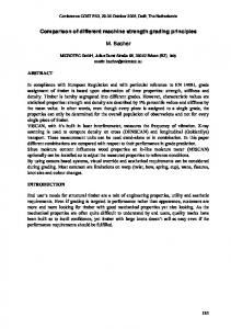 Comparison of different machine strength grading ... - CiteSeerX