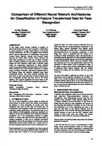 Comparison of Different Neural Network ... - Semantic Scholar