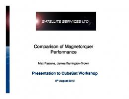 Comparison of Magnetorquer Performance