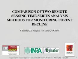 Comparison of the two methods