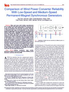 Comparison of Wind Power Converter Reliability With ... - IEEE Xplore