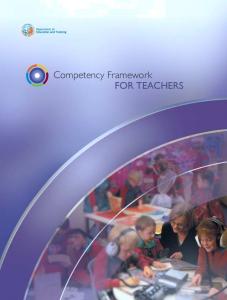 Competency Framework FOR TEACHERS