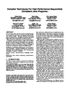 Compiler Techniques For High Performance ... - Semantic Scholar