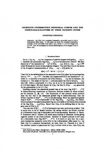 COMPLETE INTERSECTION MONOMIAL CURVES