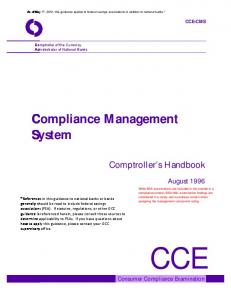 Compliance Management System - OCC