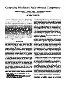 Composing Distributed Fault-tolerance Components - Semantic Scholar