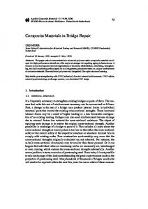 Composite Materials in Bridge Repair