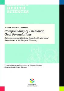 Compounding of Paediatric Oral Formulations - UEF Electronic ...