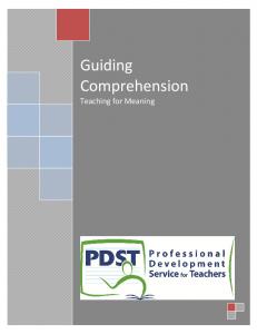 Comprehension Booklet