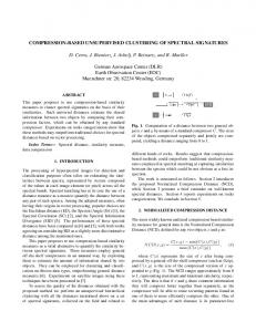 COMPRESSION-BASED UNSUPERVISED CLUSTERING OF ... - Core