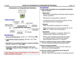 Computational Methods