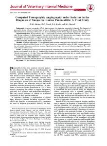 Computed Tomographic Angiography under ... - Wiley Online Library