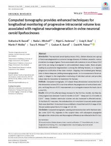 Computed tomography provides enhanced