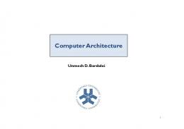 Computer Architecture