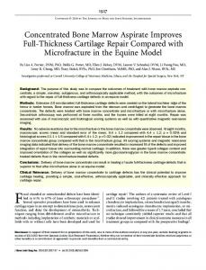 Concentrated Bone Marrow Aspirate Improves Full ... - Eponacell