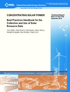 Concentrating Solar Power