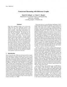 Concurrent Reasoning with Inference Graphs