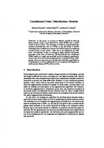 Conditional Point Distribution Models