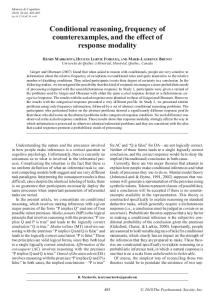 Conditional reasoning, frequency of counterexamples ... - Springer Link