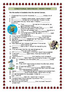 CONDITIONAL SENTENCES mixed types II