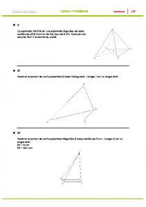 cones et pyramides - exercices