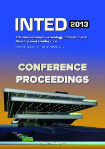 conference proceedings conference proceedings