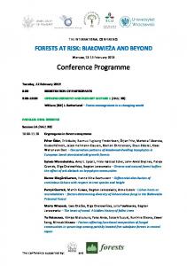 Conference Programme