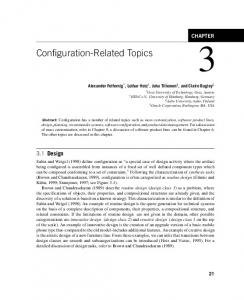 Configuration-Related Topics - TU Graz