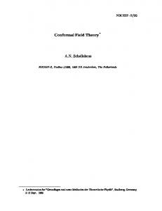 Conformal Field Theory?