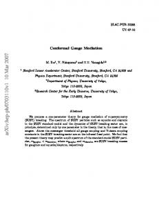 Conformal Gauge Mediation