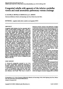 Congenital rubella with agenesis of the inferior ... - Wiley Online Library