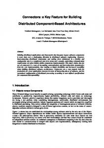 Connectors: a Key Feature for Building Distributed