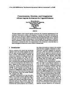 Consciousness, Emotion, and Imagination - Imperial College London