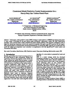 Constrained Model Predictive Control