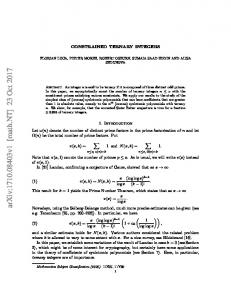 Constrained ternary integers